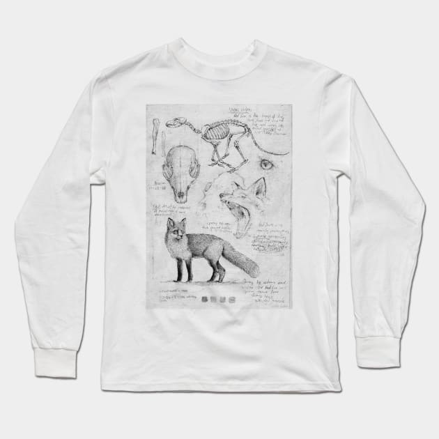 Fox Long Sleeve T-Shirt by mikekoubou